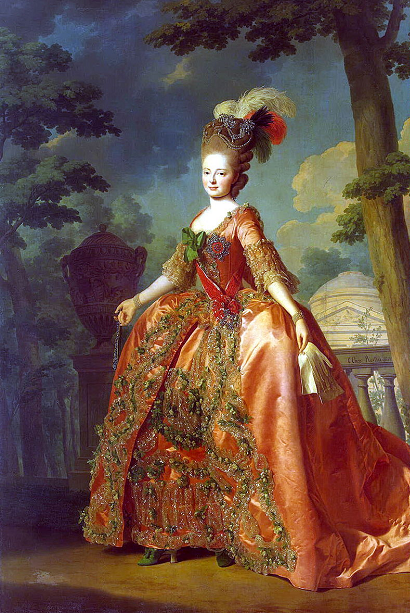 Sophie-Dorothée de Wurtemberg par Alexandre Roslin (1777) - 18 ans
